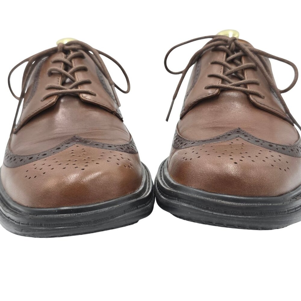 Dr. Comfort Wing 8329 Brown Leather Wingtip Derby Mens 9M Diabetic Dress Shoes - Picture 13 of 15